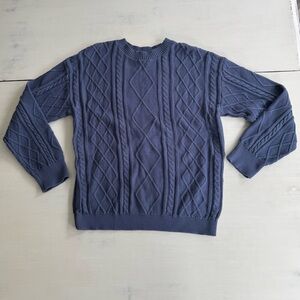 Edikted Cable Crewneck Sweater